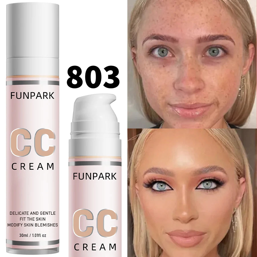 30ml 1Pc Color Correcting CC Cream Facial Foundation Waterproof Concealer Whitening Liquid Foundation Korean Makeup Cosmeticsكريم CC لتصحيح لون البشرة وتوحيدها – 30 مل
كريم أساس سائل كوري يساعد على توحيد لون البشرة وإخفاء العيوب، مع تغطية طبيعية تمنح الوج