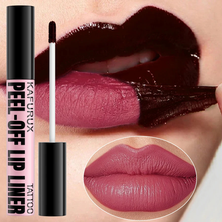 7 Colors Peel Off Lip Stain Reveal Long Lasting Waterproof Pink Lip Tint Transfer Proof Non-stick Cup Natural Makeup Lip Gloss اكتشفي سحر الشفاه الملونة مع صبغة الشفاه القابلة للتقشير! متوفرة بـ 7 ألوان رائعة، تمنحكِ لونًا طبيعيًا وجذابًا مع ثبات يدوم