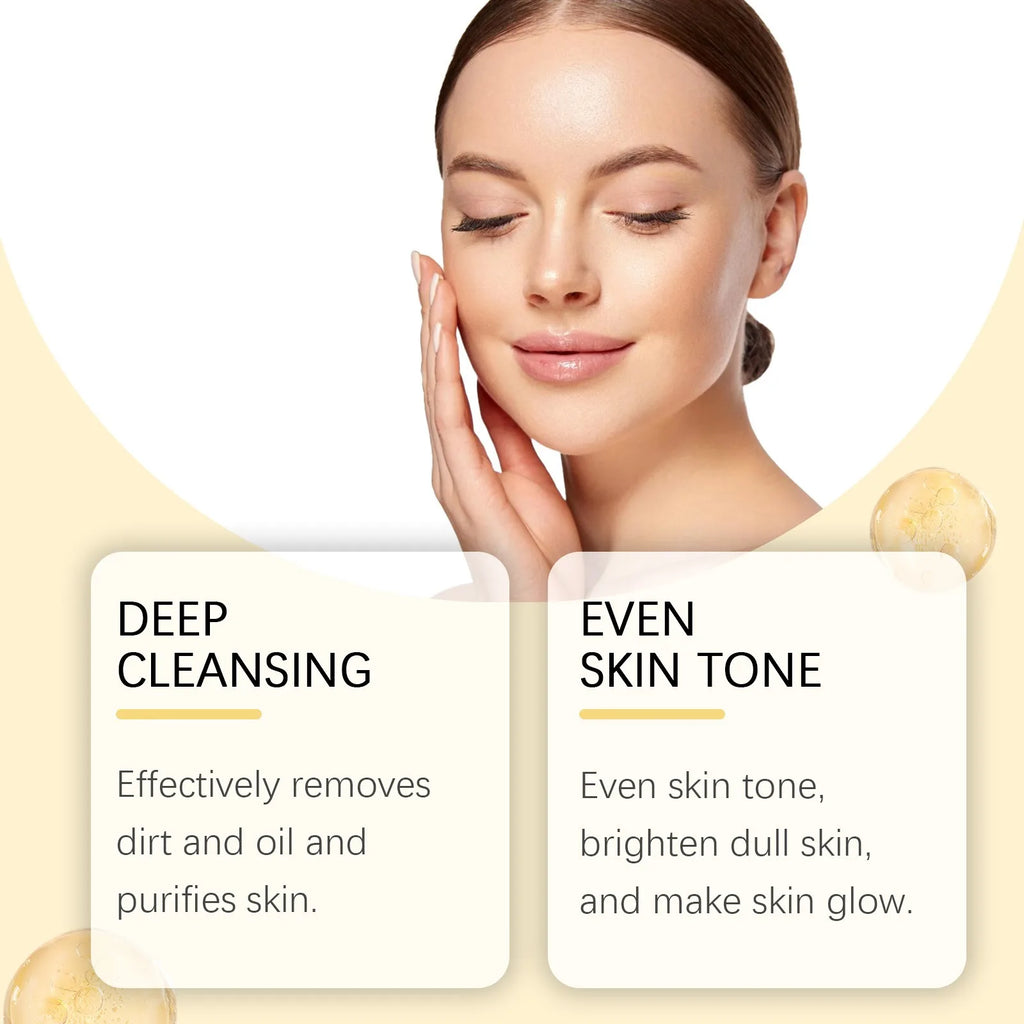Vitamin C Exfoliating facial mask Turmeric Exfoliating facial mask Improve Pore Deep Cleaning facial mask   Apply facial mask. قناع الفيتامين سي المقشر للوجه (Vitamin C Exfoliating Facial Mask)
الفائدة: يزيل الخلايا الميتة، يفتح لون البشرة، يمنحها نضارة