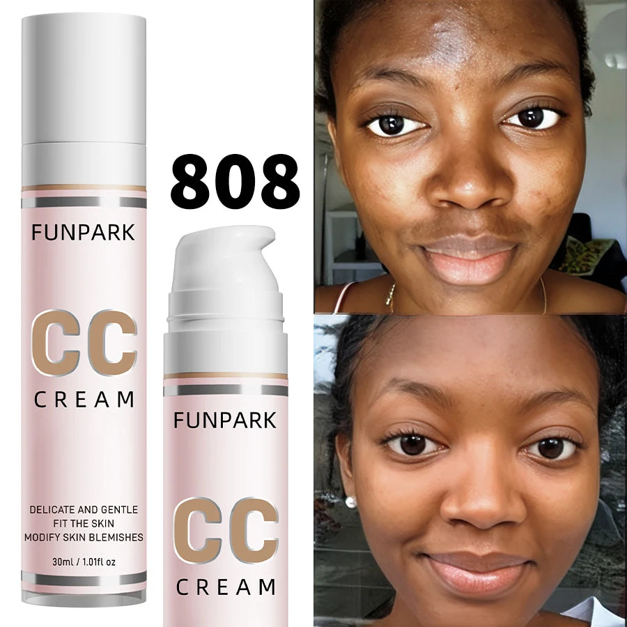 30ml 1Pc Color Correcting CC Cream Facial Foundation Waterproof Concealer Whitening Liquid Foundation Korean Makeup Cosmeticsكريم CC لتصحيح لون البشرة وتوحيدها – 30 مل
كريم أساس سائل كوري يساعد على توحيد لون البشرة وإخفاء العيوب، مع تغطية طبيعية تمنح الوج