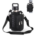 Workout Magnetic Bottle Holder Crossbody Bag, Multi-Pocket Sports Organizer with Strong Built-In Magnets for Fitness Daily Useحقيبة رياضية لحمل قارورة الماء مزودة بمغناطيس، تُلبس بشكل متقاطع على الجسم، متعددة الجيوب ومنظّمة للأغراض الرياضية، مزوّدة بمغناط