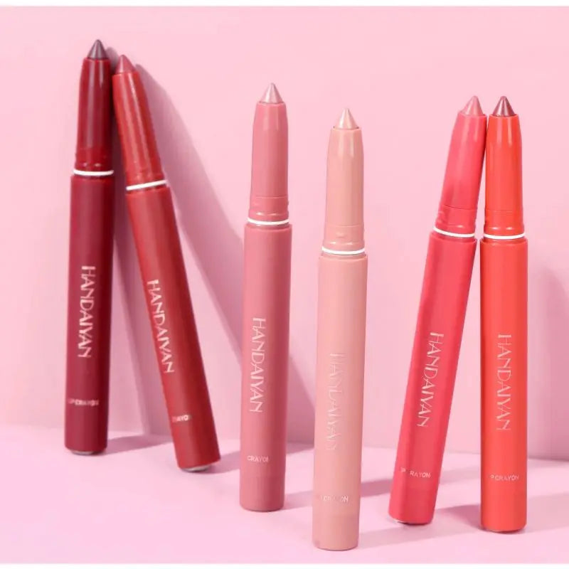 12Colors Waterproof Long Lasting Matte Lip Liner，Natural, Easy to Color, Non-smudge, Durable, Suitable for Daily Makeup