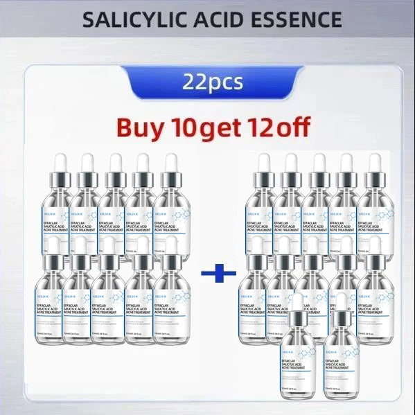 2026 Salicylic Acid  Solution Essence Shrink pores and Acne Spot Removing Shrink Pores Oil-Control Brighten Face Skin Makeup