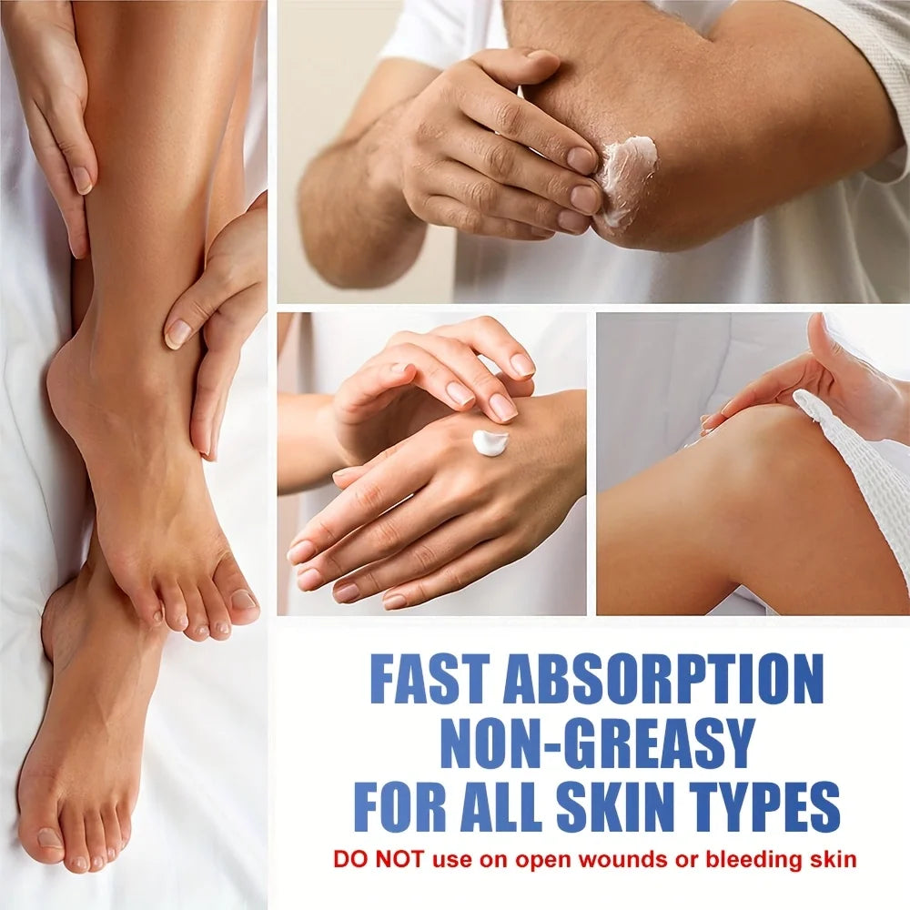 60% Urea Cream for Hand & Foot, Moisturizing Cream Rich in Salicylic Acid and Glycerin , Suitable for Dry, Rough, Cracked Heelsكريم اليوريا بتركيز 60% لليدين والقدمين، كريم مرطّب غني بحمض الساليسيليك والغليسرين، مناسب للبشرة الجافة والخشنة وللكعوب المتشقق