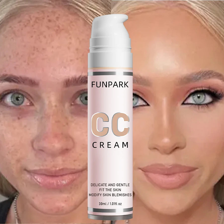30ml 1Pc Color Correcting CC Cream Facial Foundation Waterproof Concealer Whitening Liquid Foundation Korean Makeup Cosmeticsكريم CC لتصحيح لون البشرة وتوحيدها – 30 مل
كريم أساس سائل كوري يساعد على توحيد لون البشرة وإخفاء العيوب، مع تغطية طبيعية تمنح الوج