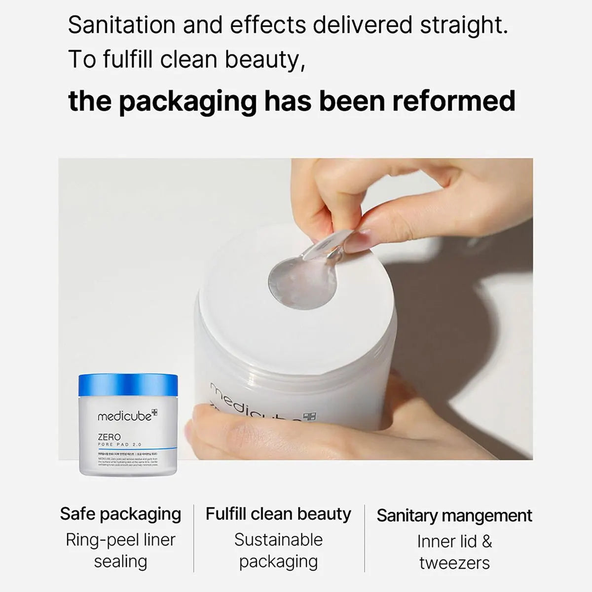 Medicube ZERO PORE PAD 2.0,Pre-Soaked Dual-Texture Cotton Pads,Hydrating&Soothing Formula,Korean Skincare,K-Beauty,Korean Makeupسادات ميديكوب ZERO PORE PAD 2.0 للعناية بالبشرة
وسادات قطنية مشبعة مسبقًا بتركيبة مزدوجة الملمس، تساعد على تنظيف البشرة والعناي