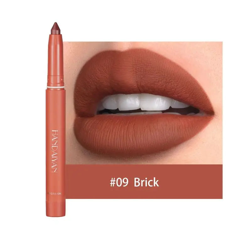 12Colors Waterproof Long Lasting Matte Lip Liner，Natural, Easy to Color, Non-smudge, Durable, Suitable for Daily Makeupمجموعة محدد شفاه مطفي بـ 12 لونًا، مقاوم للماء وثابت لفترة طويلة. يتميز بألوان طبيعية وسهولة التطبيق، ولا يتلطخ بسهولة، ويدوم طويلًا. من