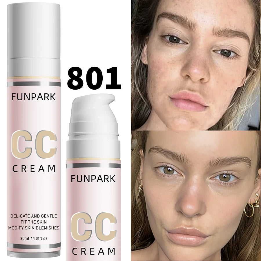 30ml 1Pc Color Correcting CC Cream Facial Foundation Waterproof Concealer Whitening Liquid Foundation Korean Makeup Cosmeticsكريم CC لتصحيح لون البشرة وتوحيدها – 30 مل
كريم أساس سائل كوري يساعد على توحيد لون البشرة وإخفاء العيوب، مع تغطية طبيعية تمنح الوج