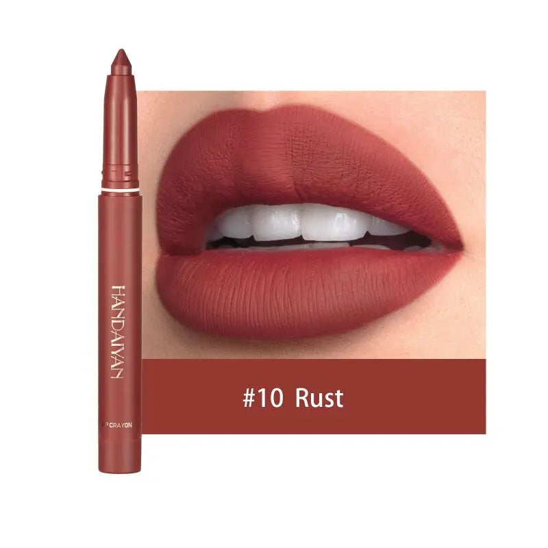 12Colors Waterproof Long Lasting Matte Lip Liner，Natural, Easy to Color, Non-smudge, Durable, Suitable for Daily Makeupمجموعة محدد شفاه مطفي بـ 12 لونًا، مقاوم للماء وثابت لفترة طويلة. يتميز بألوان طبيعية وسهولة التطبيق، ولا يتلطخ بسهولة، ويدوم طويلًا. من
