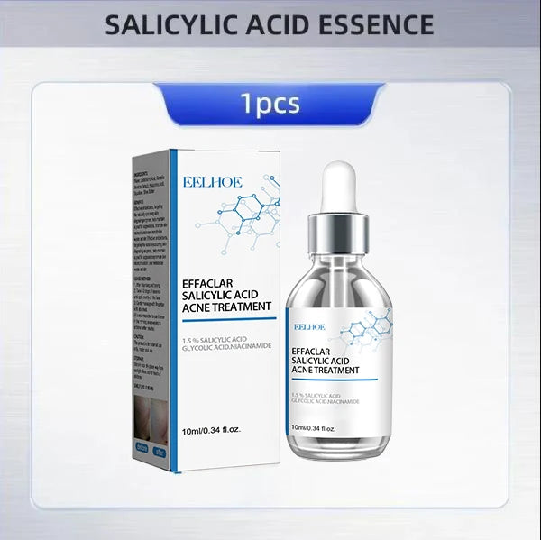 2026 Salicylic Acid  Solution Essence Shrink pores and Acne Spot Removing Shrink Pores Oil-Control Brighten Face Skin Makeupخلاصة حمض الساليسيليك للعناية بالبشرة – إصدار 2026
خلاصة للعناية ببشرة الوجه، تحتوي على حمض الساليسيليك، وتساعد على تنظيف المسام وت