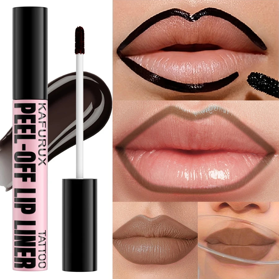 7 Colors Peel Off Lip Stain Reveal Long Lasting Waterproof Pink Lip Tint Transfer Proof Non-stick Cup Natural Makeup Lip Gloss اكتشفي سحر الشفاه الملونة مع صبغة الشفاه القابلة للتقشير! متوفرة بـ 7 ألوان رائعة، تمنحكِ لونًا طبيعيًا وجذابًا مع ثبات يدوم