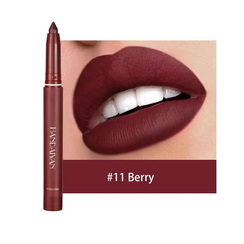 12Colors Waterproof Long Lasting Matte Lip Liner，Natural, Easy to Color, Non-smudge, Durable, Suitable for Daily Makeupمجموعة محدد شفاه مطفي بـ 12 لونًا، مقاوم للماء وثابت لفترة طويلة. يتميز بألوان طبيعية وسهولة التطبيق، ولا يتلطخ بسهولة، ويدوم طويلًا. من
