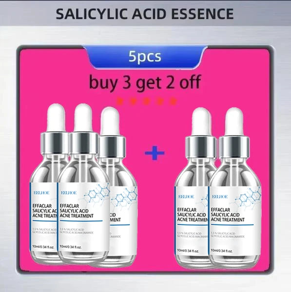 2026 Salicylic Acid  Solution Essence Shrink pores and Acne Spot Removing Shrink Pores Oil-Control Brighten Face Skin Makeupخلاصة حمض الساليسيليك للعناية بالبشرة – إصدار 2026
خلاصة للعناية ببشرة الوجه، تحتوي على حمض الساليسيليك، وتساعد على تنظيف المسام وت
