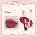 Flower Know Strawberry Rococo Cloud Liquid Lipstick Cream Lip Glaze Matte Milk Tea Korean Makeup Long Lasting Lipglossأحمر شفاه سائل من Flower Know بتصميم الفراولة وأسلوب الروكوكو، بقوام كريمي ناعم ولمسة مطفية تشبه السحاب، بلون شاي الحليب، مستوحى من المكي