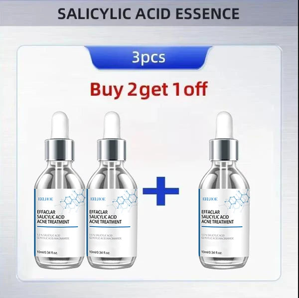 2026 Salicylic Acid  Solution Essence Shrink pores and Acne Spot Removing Shrink Pores Oil-Control Brighten Face Skin Makeupخلاصة حمض الساليسيليك للعناية بالبشرة – إصدار 2026
خلاصة للعناية ببشرة الوجه، تحتوي على حمض الساليسيليك، وتساعد على تنظيف المسام وت