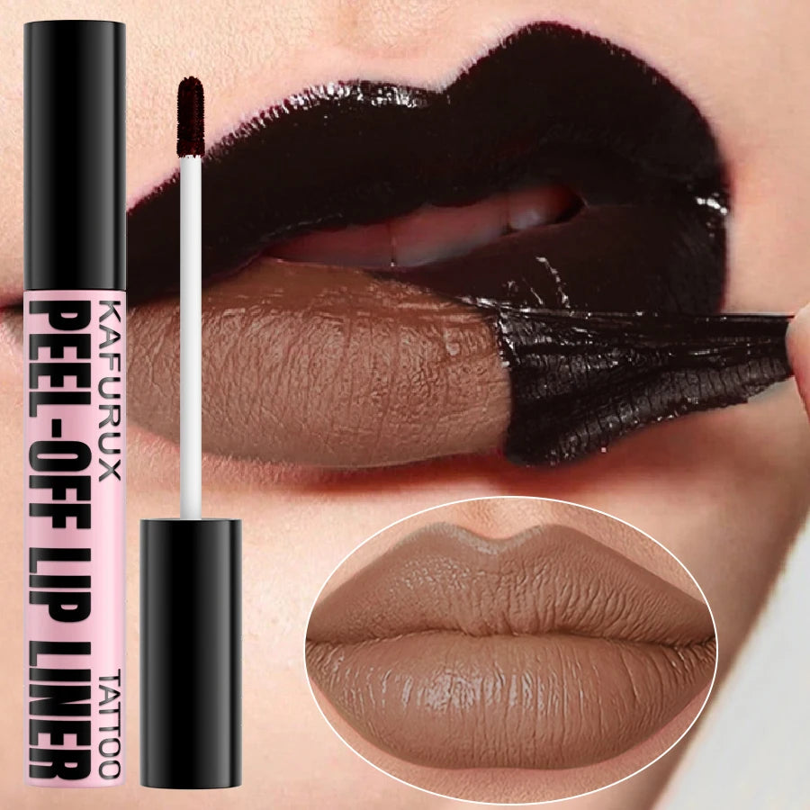 7 Colors Peel Off Lip Stain Reveal Long Lasting Waterproof Pink Lip Tint Transfer Proof Non-stick Cup Natural Makeup Lip Gloss اكتشفي سحر الشفاه الملونة مع صبغة الشفاه القابلة للتقشير! متوفرة بـ 7 ألوان رائعة، تمنحكِ لونًا طبيعيًا وجذابًا مع ثبات يدوم