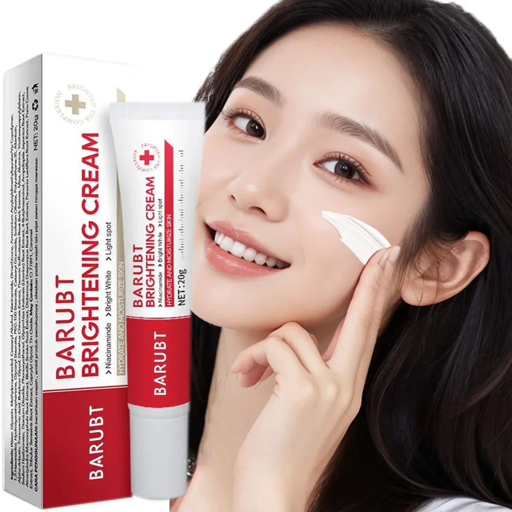 Whitening Freckles Face Cream Removal Melasma Dark Spots Corrector Lighten Melanin Pigmentation Brighten Anti-Aging Beauty Careصحح البقع الداكنة (Dark Spots Corrector): يقلل من مظهر البقع البنية والداكنة وآثار الحبوب.
تقليل صبغة الميلانين (Lighten Melani