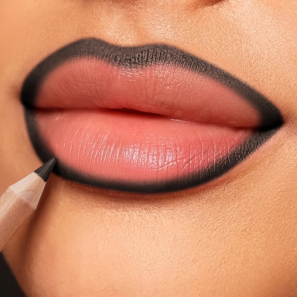 Nude Matte Lip Liner, Waterproof Long Lasting High Pigment Lip Pencil, Smooth Precise Lip Makeup Gift for Women  أبرزي جمال شفتيكِ مع قلم تحديد الشفاه بلون النيود! يتميز بلون غني، وملمس ناعم، ولمسة مطفية أنيقة، مع تركيبة مقاومة للماء وثبات يدوم طويلاً.