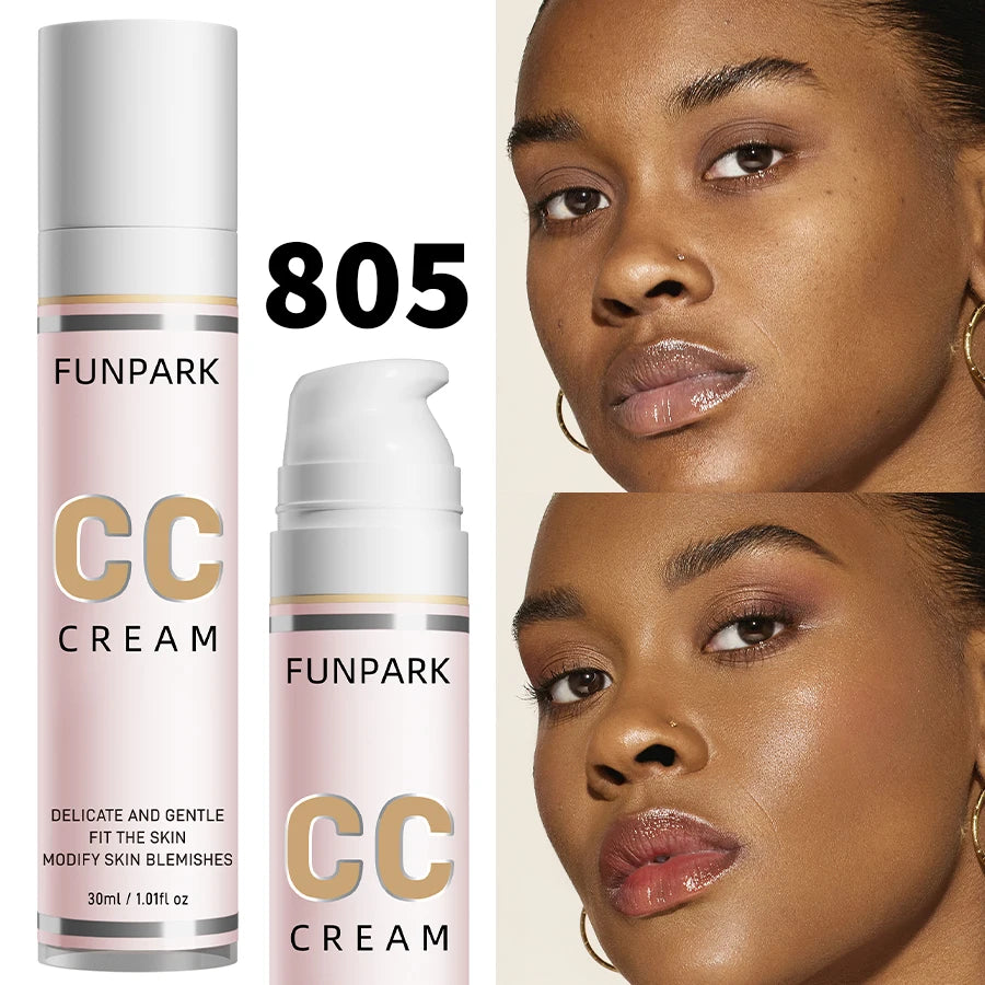 30ml 1Pc Color Correcting CC Cream Facial Foundation Waterproof Concealer Whitening Liquid Foundation Korean Makeup Cosmeticsكريم CC لتصحيح لون البشرة وتوحيدها – 30 مل
كريم أساس سائل كوري يساعد على توحيد لون البشرة وإخفاء العيوب، مع تغطية طبيعية تمنح الوج